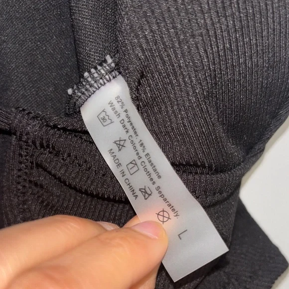 Scallop Edge Black One-Piece Swimsuit - Picture 9 of 9